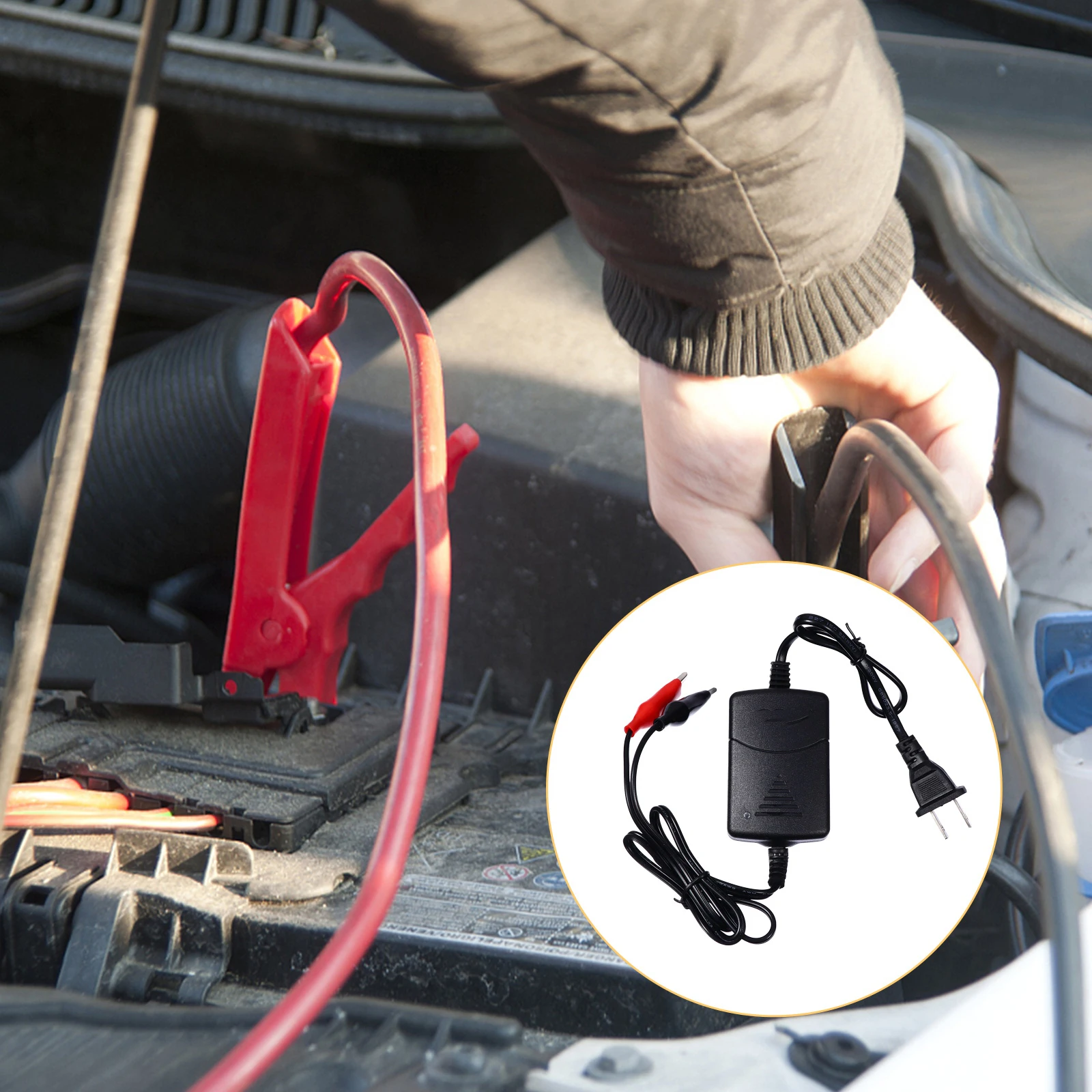 

1Pcs Motorcycle 12V Portable Charging Device for Car Motorbike Accumulator Fast Safe Dual