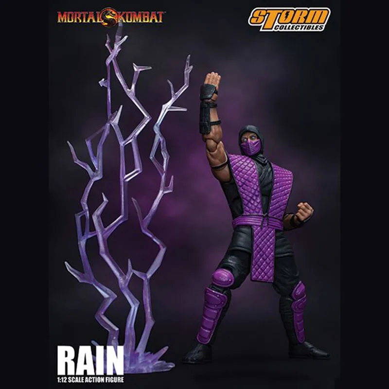 Storm toys 1/12 Scale Collectible Mortal Kombat Ninja Rain ERMAC Sub-Zero SMOKE Scorpion 6 Inches Action Figure Model