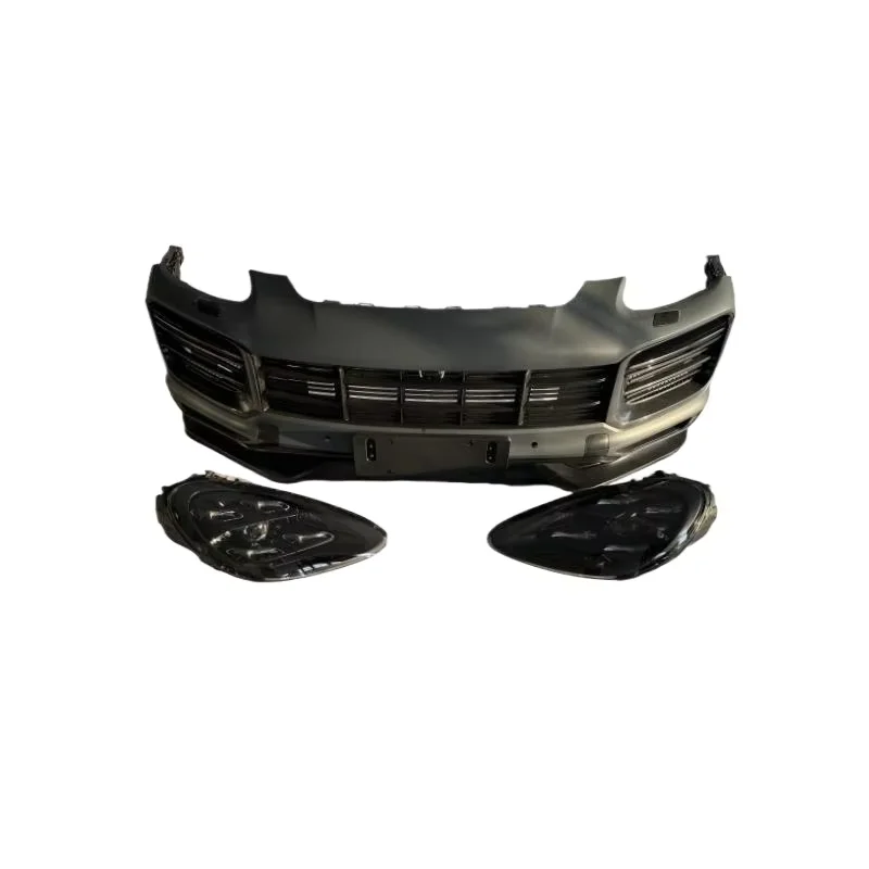 Hohe Qualität für Porsche Cayenne 958, modifizierte 9Y0 Turbo-LED mit Matrix-Scheinwerfern und Frontstoßstangen-Kit 2011–2014 Bodykit
