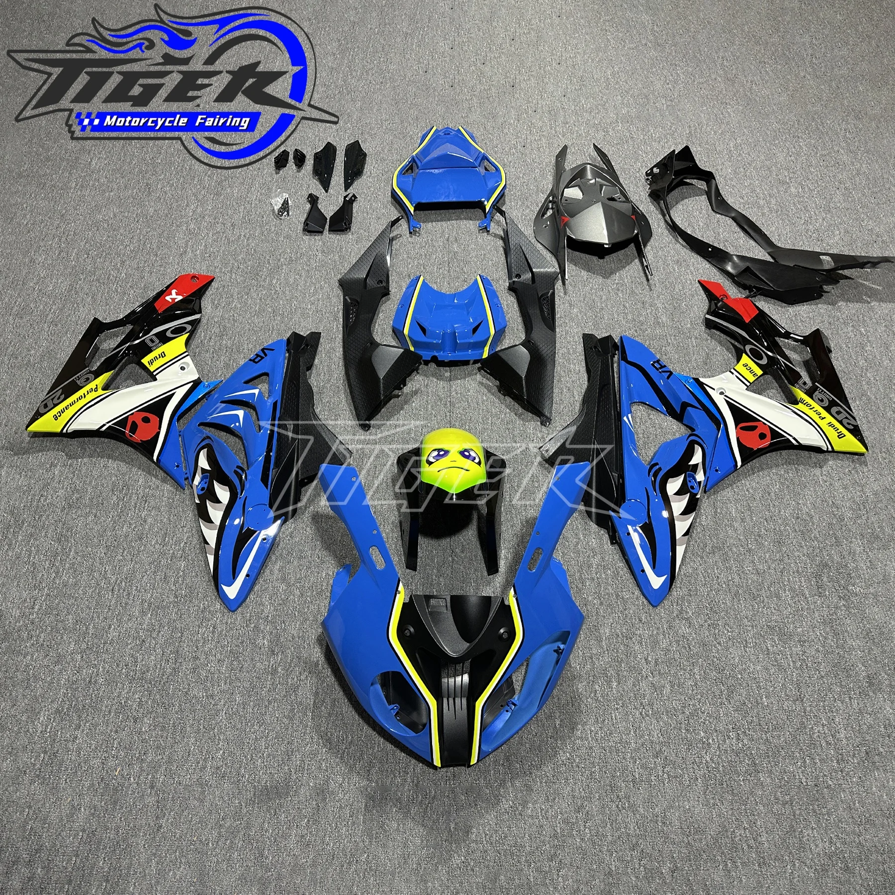 New For BMW  S 1000 RR 2009 2010 2011 2012 2013 2014 Head Front Upper Nose Injection Fairings