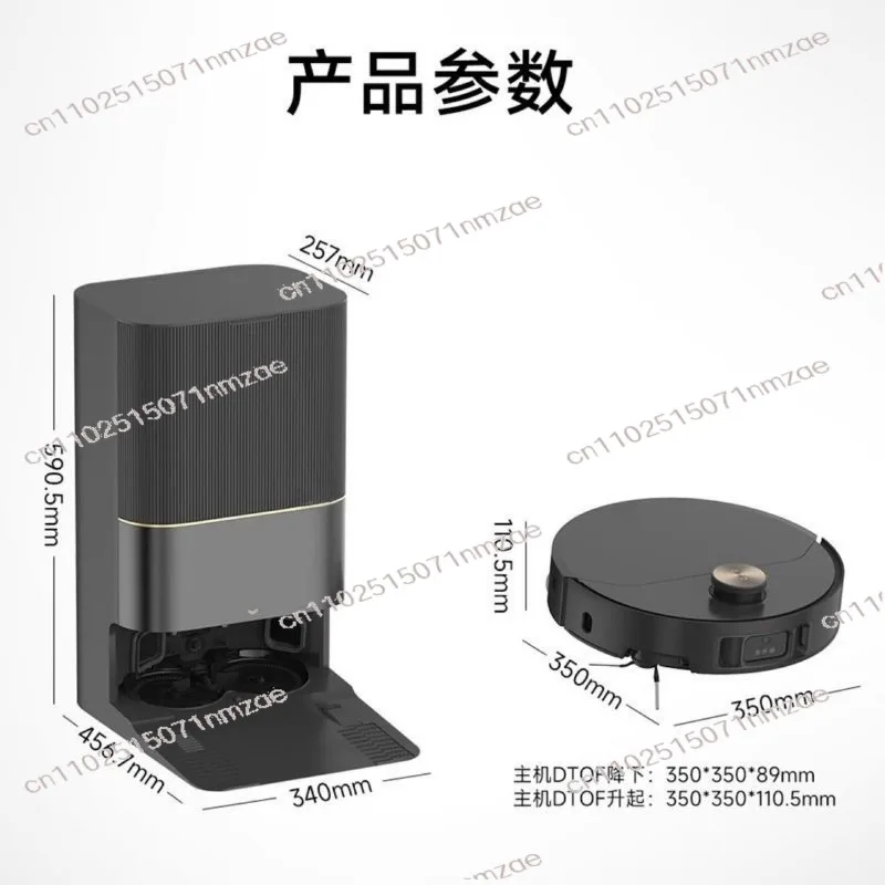 X50 Robot Vacuum and Mop Combo Auto-Cleaning Dock Hot Water Mop Washing & Drying Smart Floor Cleaner