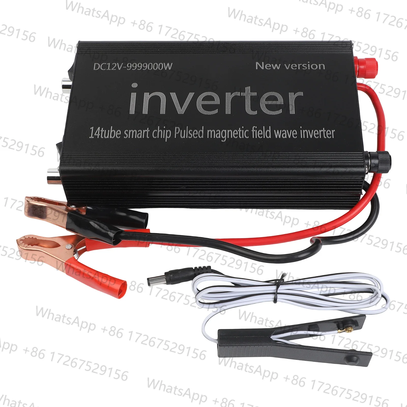 12V DC to AC Power Inverter Heavy Duty 9999000W Voltage Converter with Cooling Fan and Short Circuit Protection