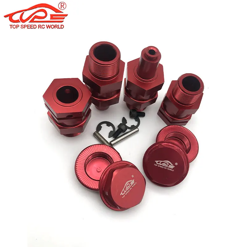 

Upgrade Front Rear Hex Hub Extended Shaft & Wheel Nut Cap Set for 1/5 Rc Car HPI ROFUN ROVAN KM BAJA 5B 5T 5SC Buggy Truck Parts