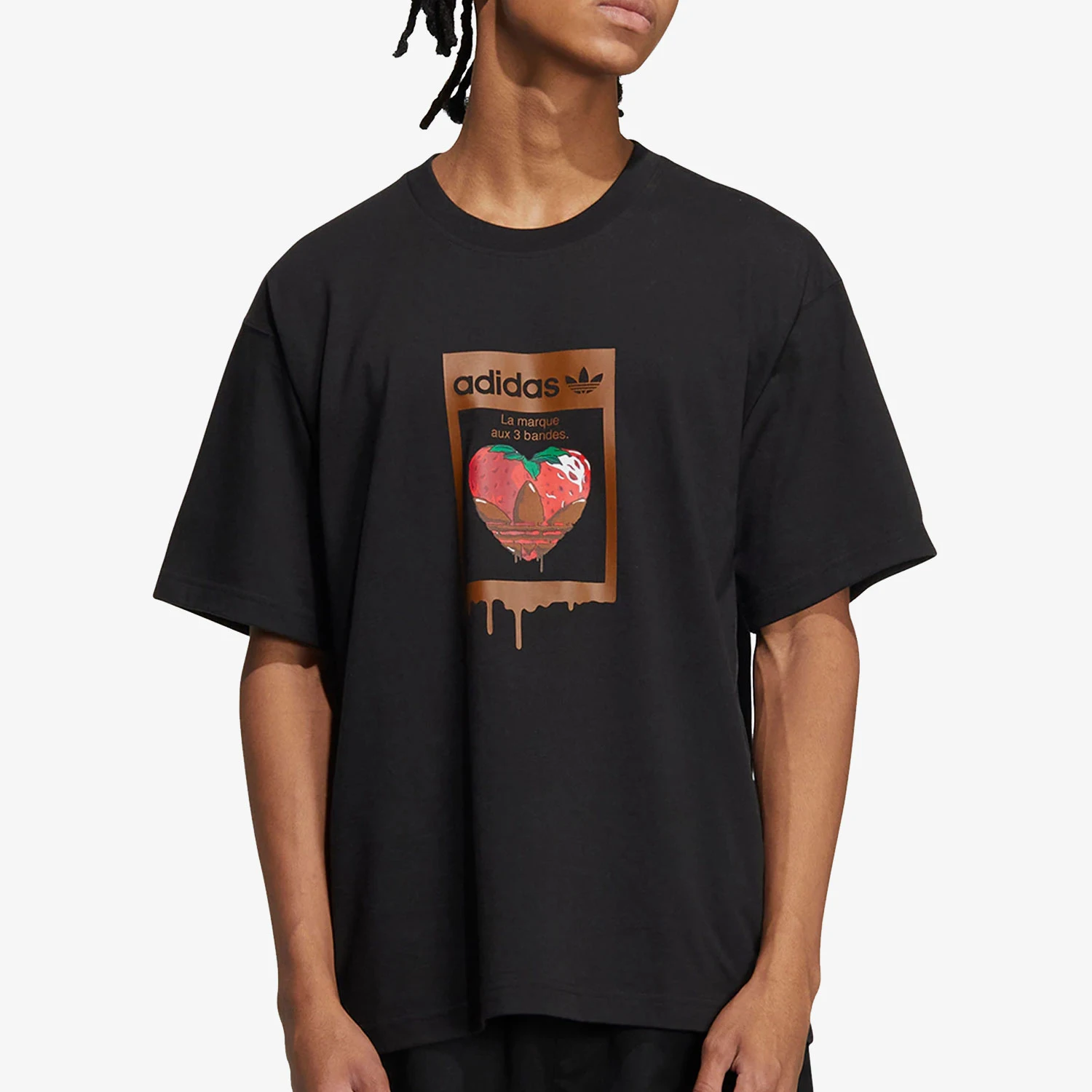 

Официальная футболка унисекс с короткими рукавами и тремя полосками Adidas HZ5353