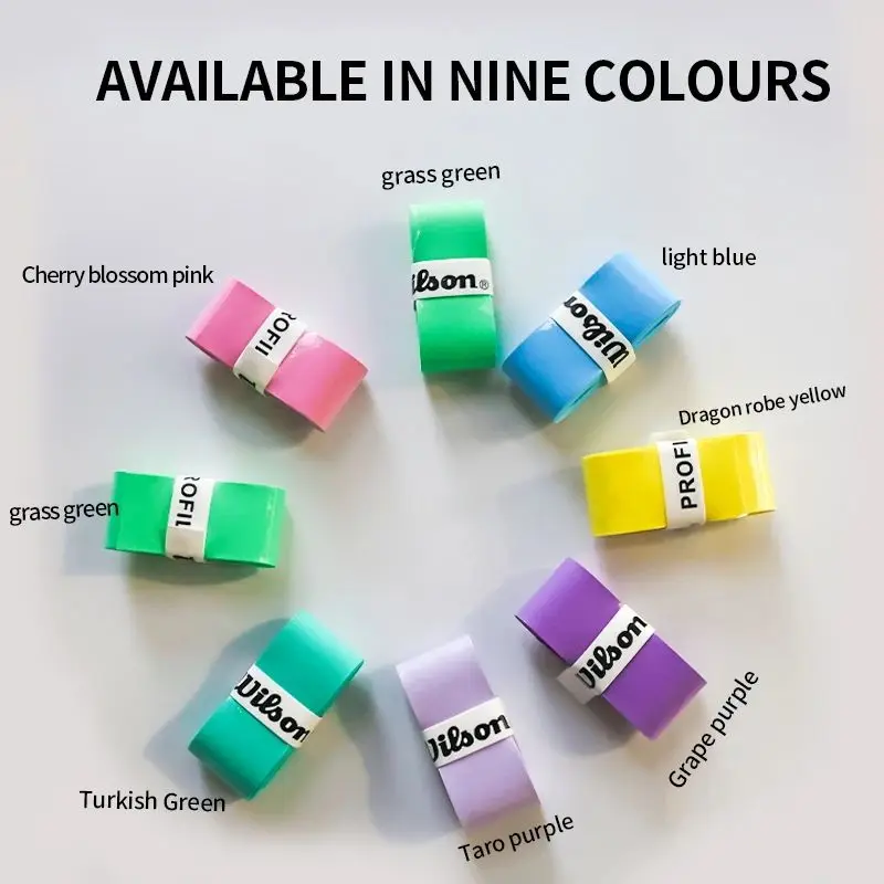 12PCS Original W Sticky Tennis Overgrip For Beach Tennis Racket Padle Pickleball Badminton Racket Grips Sweatband PRO Series