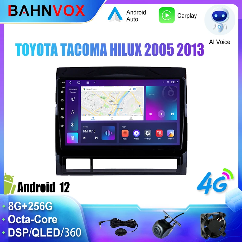 

Android Car Radio GPS Navigation Multimedia Video Player For TOYOTA TACOMA HILUX 2005 2013 Stereo Tape Recorder Screen head unit