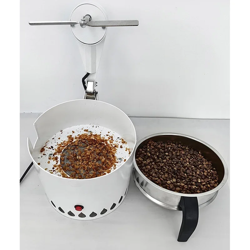 Large Capacity Coffee Bean Cooling Machine, 600g Electric Rotating Cooler Tray, Coffee Roaster Accessory for Fast Cooling & Chaf