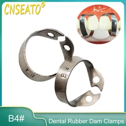 Dental Rubber Dam Clamps B4# Endodontic Restorative Dam Clip Stainless Steel Retractor Anterior Teeth Orthodontic Instrument