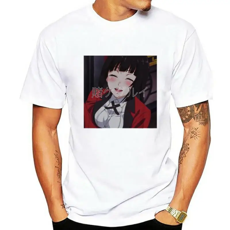 Kawaii women T-shirt Japanese anime Kakegurui cute cartoon print top Oversize loose punk Street style Harajuku Ulzzzang T-shirt