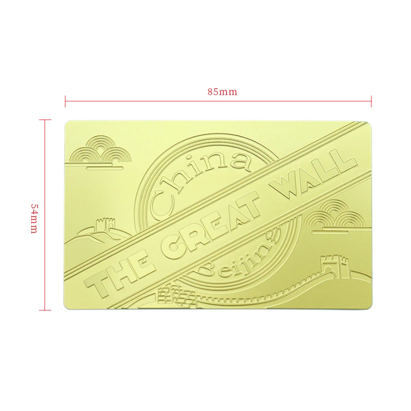 pieces-Custom.Custom Metal 24k business card High top Metal Nfc Cards Business Card With Qr Code Nfc luxury la