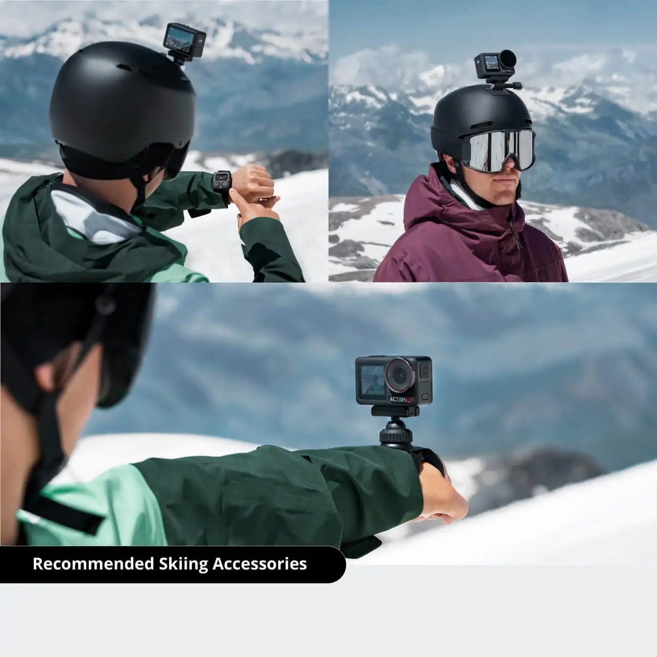 كاميرا Osmo Action 5 Pro الرياضية Action Rock الثابتة لـ DJI Action 5 Pro