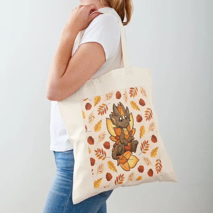 

Sienna Fall Dragon Tote Bag Beach bag reusable grocery bags tote bag custom shopper women canvas