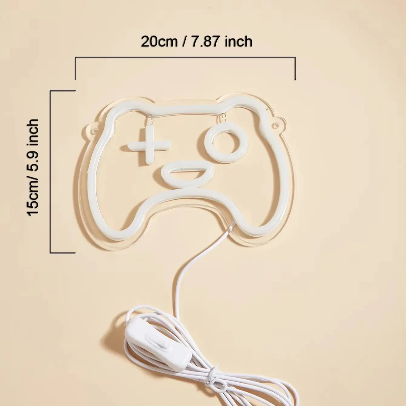 Chi-buy LED Neon game controller USB Powered Neon Signs Decor Lamp Signs Birthday Gift Wall Art For Bedroom Room Bar Shop