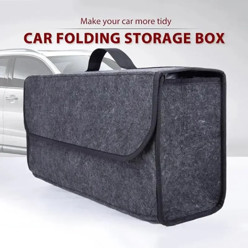Car trunk storage bag, car storage organization and storage, complete list of car interior supplies, trunk folding car use parts