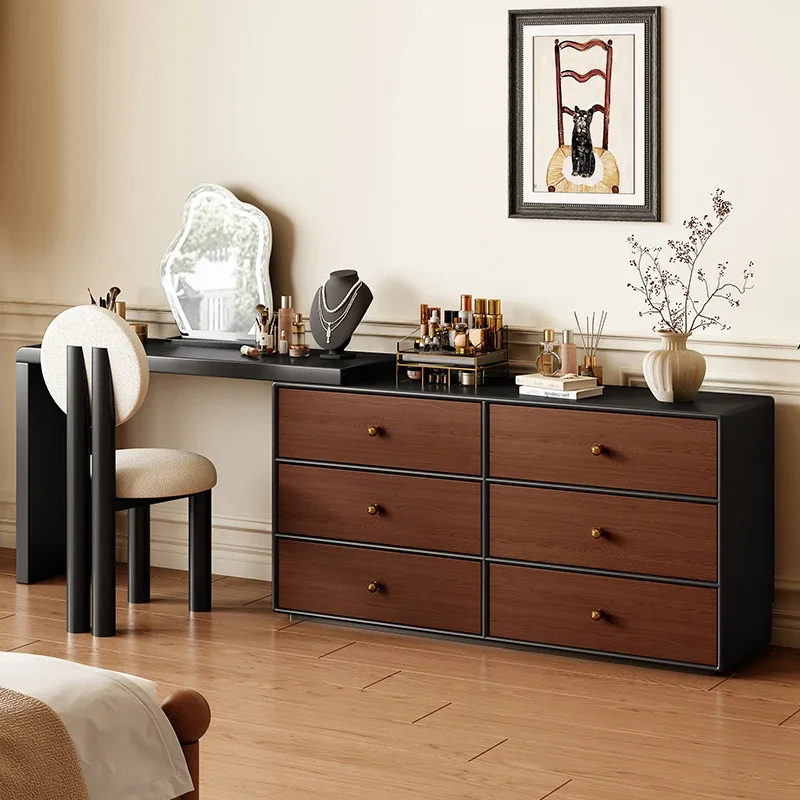 

Mirror Wood Vanity Tables Chair Stool Aesthetic Compact Dresser Vanity Tables Seating Luxury Coiffeuse De Chambre Home Furniture