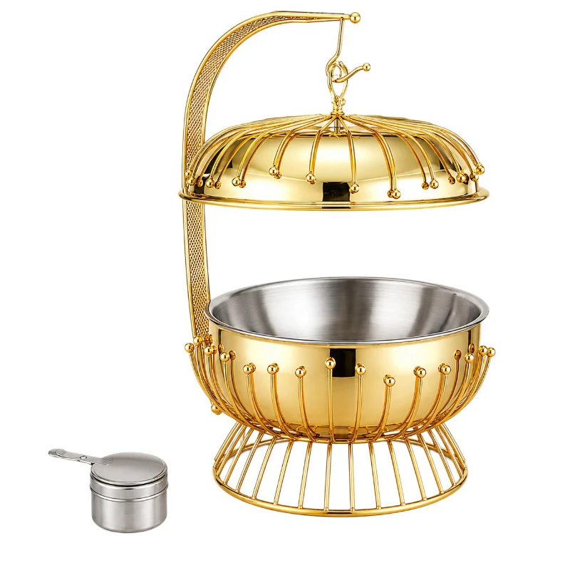 Stainless steel bead hanging furnace 8L buffet heating furnace hotel restaurant