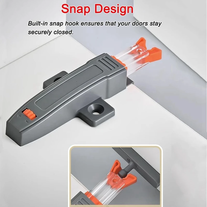 A32R-Self-Lockingตู้ประตูRebounderปรับล็อคRebounderตู้เสื้อผ้าแผงประตูตู้Push-เปิดประตู