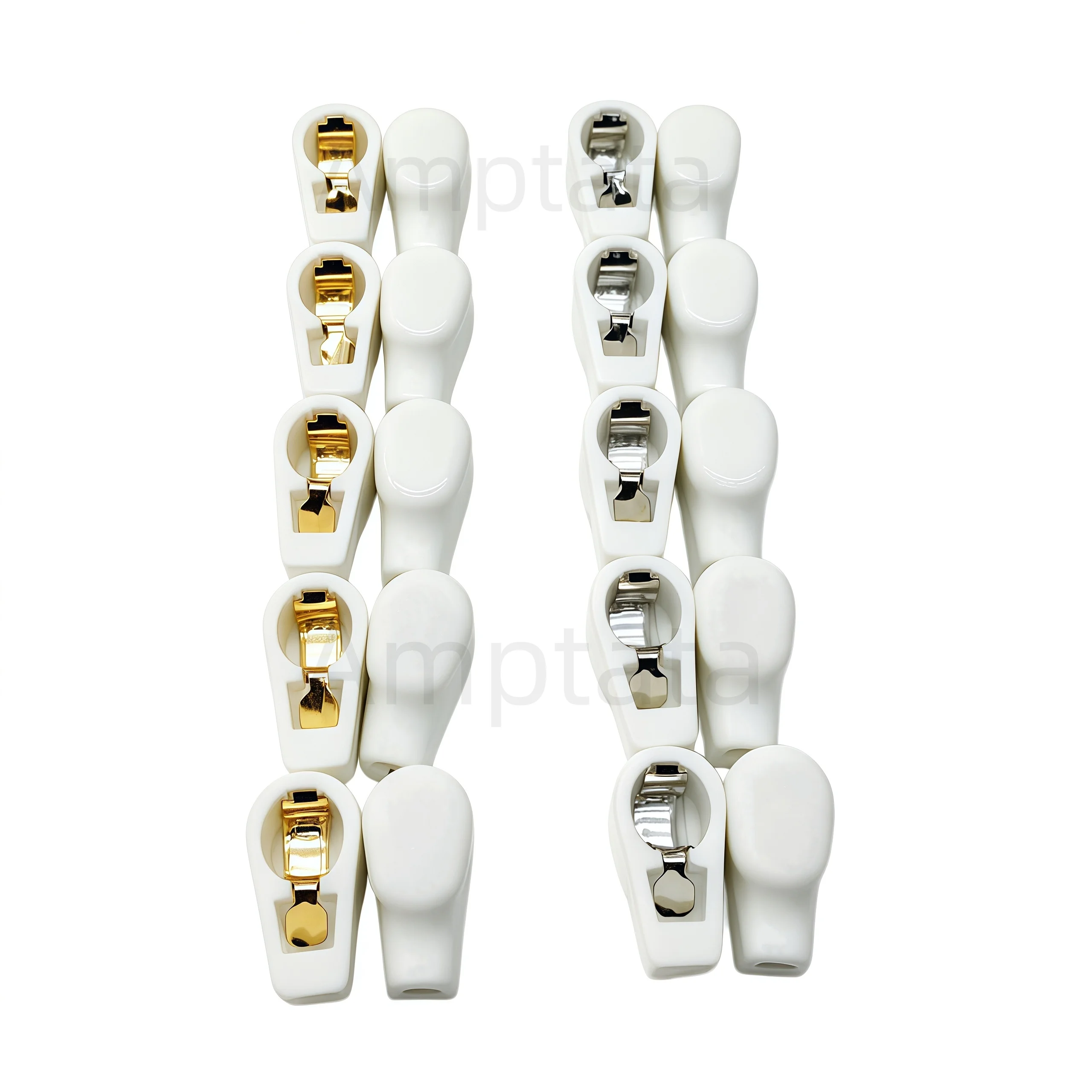 6 Pcs MCZ 11mm Ceramic Vacuum Tube Anode Cap Gold/Silver Plated for 805 811 813 845 FU33 572B FD422 Audio Amp DIY