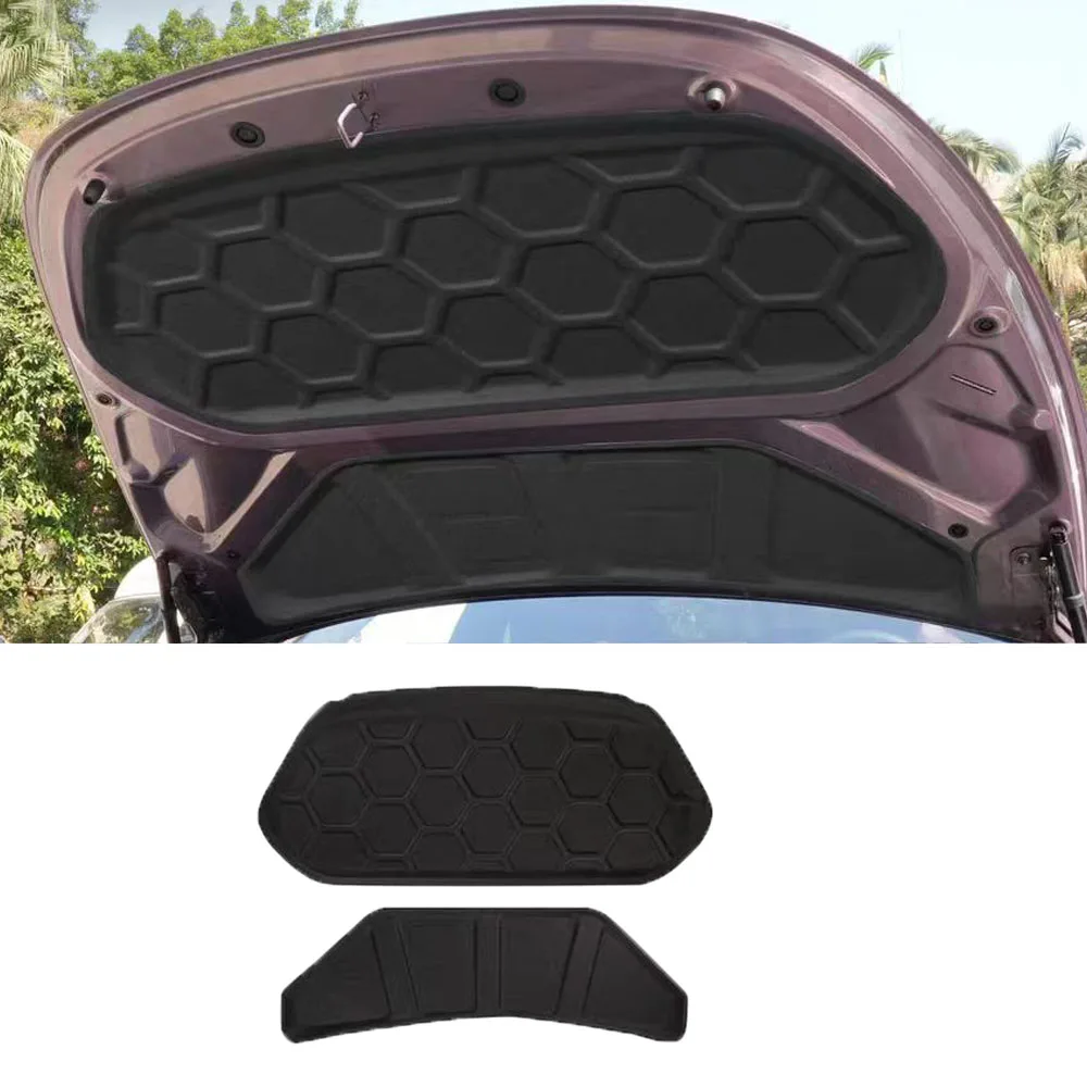 

Подходит для Xiaomi SU7 2025 2026, звукоизоляционный передний багажник, хлопковый чехол для машины, верхний шумоподавительный хлопковый чехол для амортизатора