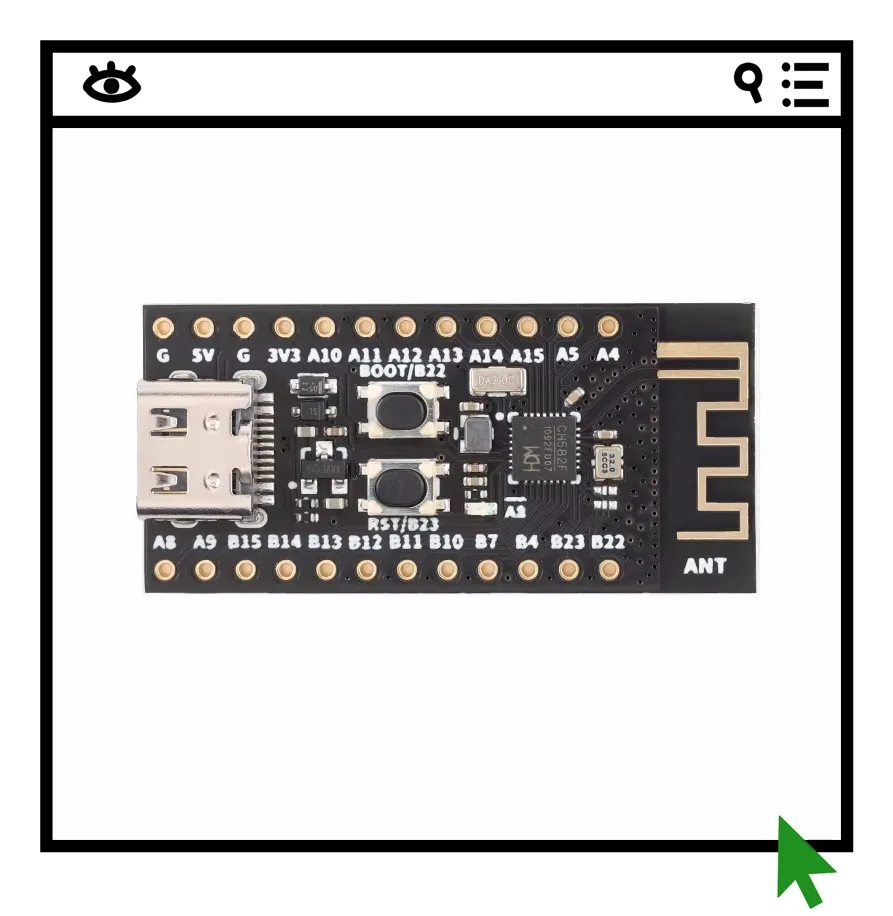 

2 шт. CH582F BLE5.3 Bluetooth-модуль для разработки, 60 МГц, ОЗУ: 32 КБ, ПЗУ: 448 КБ
