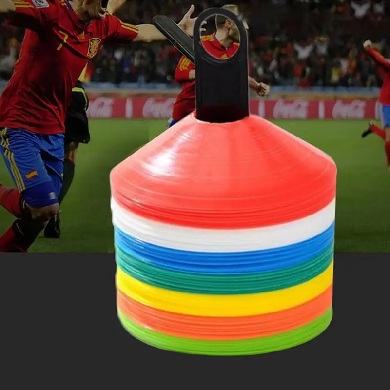 Soccer Training Disc Cone Rack Portable Soccer Disc Cone Holder Soccer Training Equipment Lightweight Football Disc Cone Stand