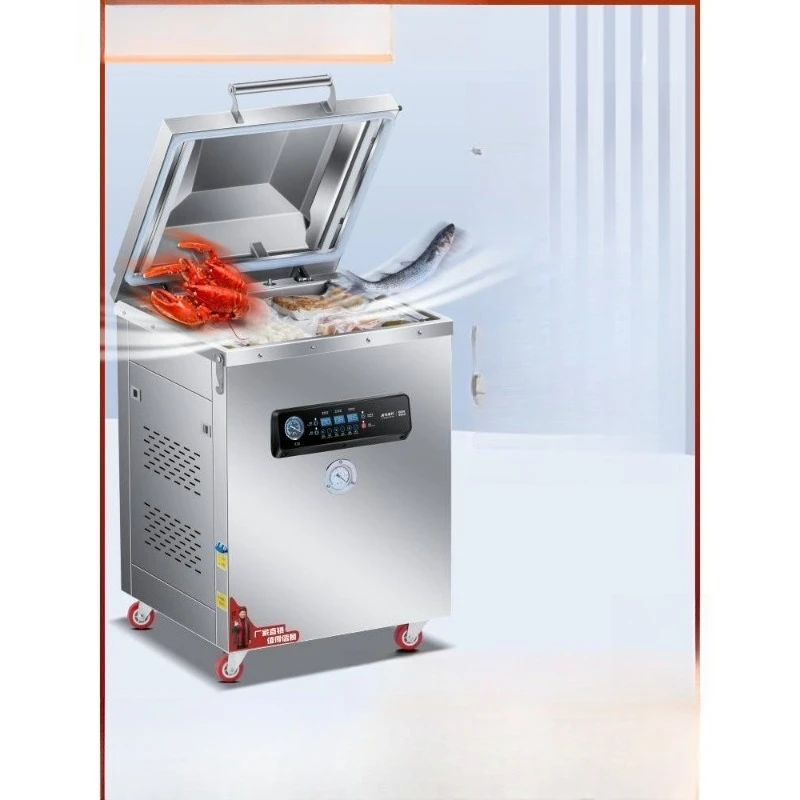 

Whole stainless steel commercial automatic cooked food packaging machine