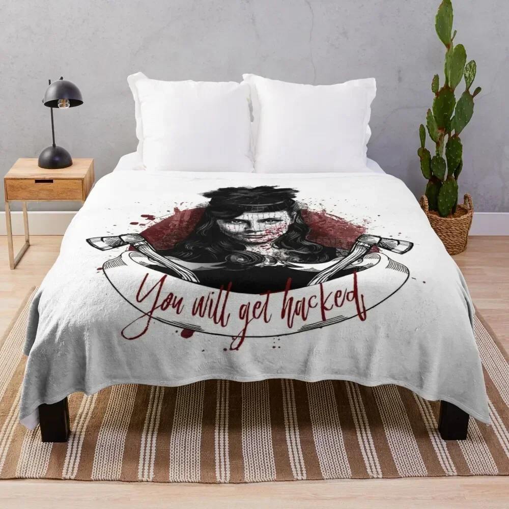 

Lizzie Borden Throw Blanket Stylish Couch Blanket for Home Living Room