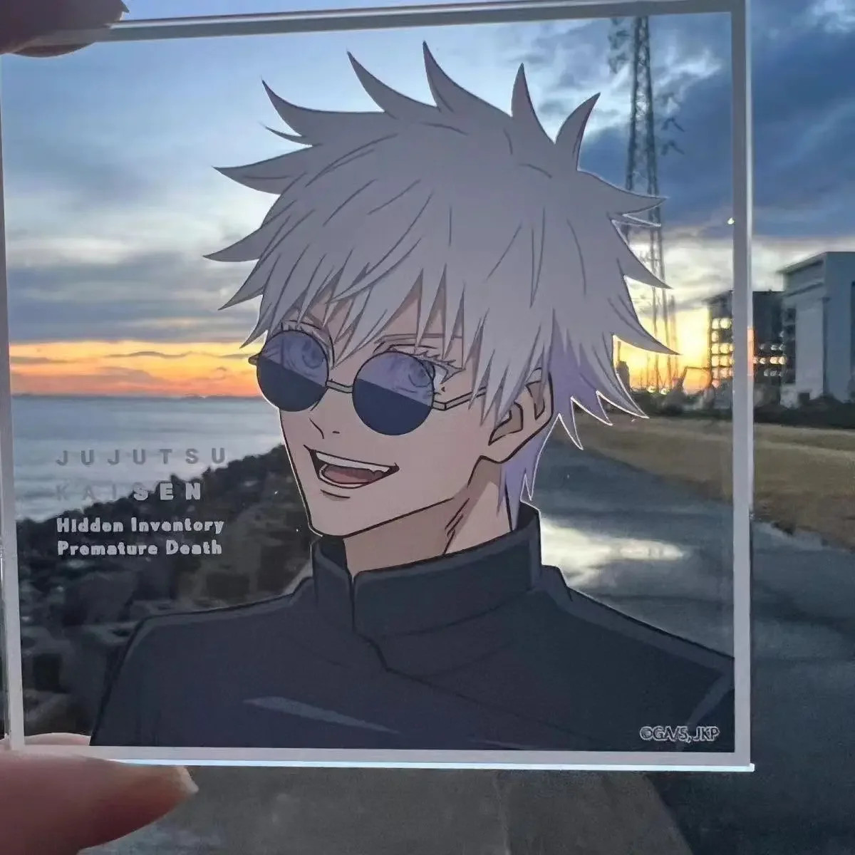 Anime Jujutsu Kaisen Satoru Gojo Geto Suguru Cosplay Exquisite Butamine Card Acrylic Standing Sign Graduation Xmas Birthday Gift