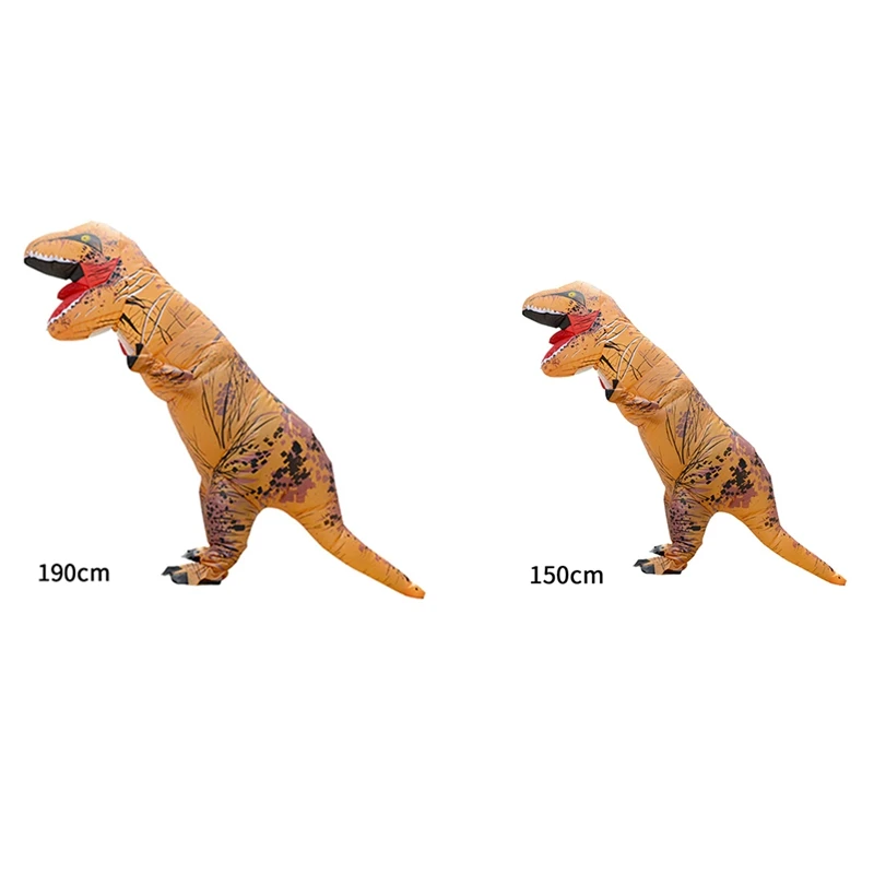 

Halloween Inflatable Dinosaur Fancy Costumes Kids Adult Tyrannosaurus Cosplay Kindergarden Mascot Performance Carnival