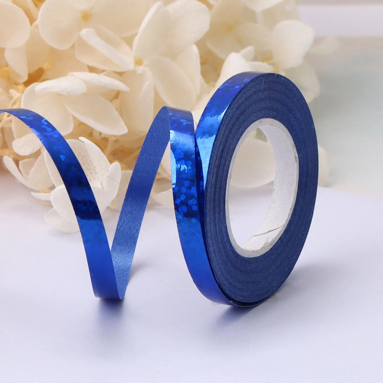 10 Meter/Rollen 5 mm Ballonband, Party, Geburtstag, Hochzeit, Zubehör, Laser-Ballonkette, Satinbänder, Basteln, DIY, Party-Dekoration