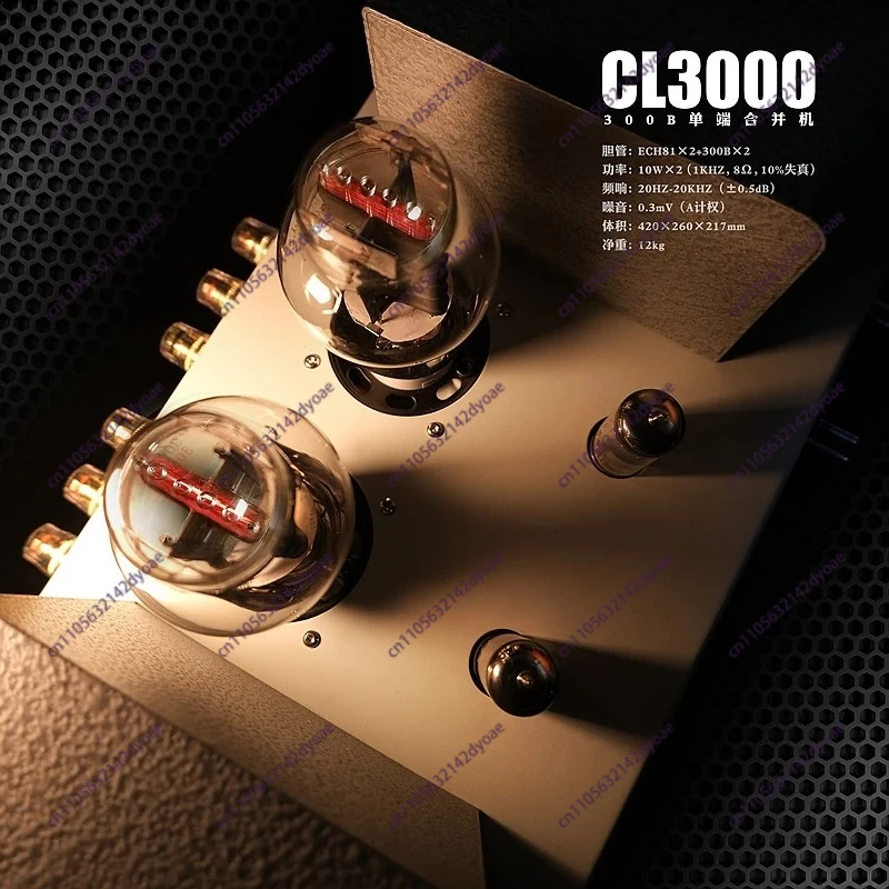 New 300B tube amplifier, direct heating, single-ended  CL3000