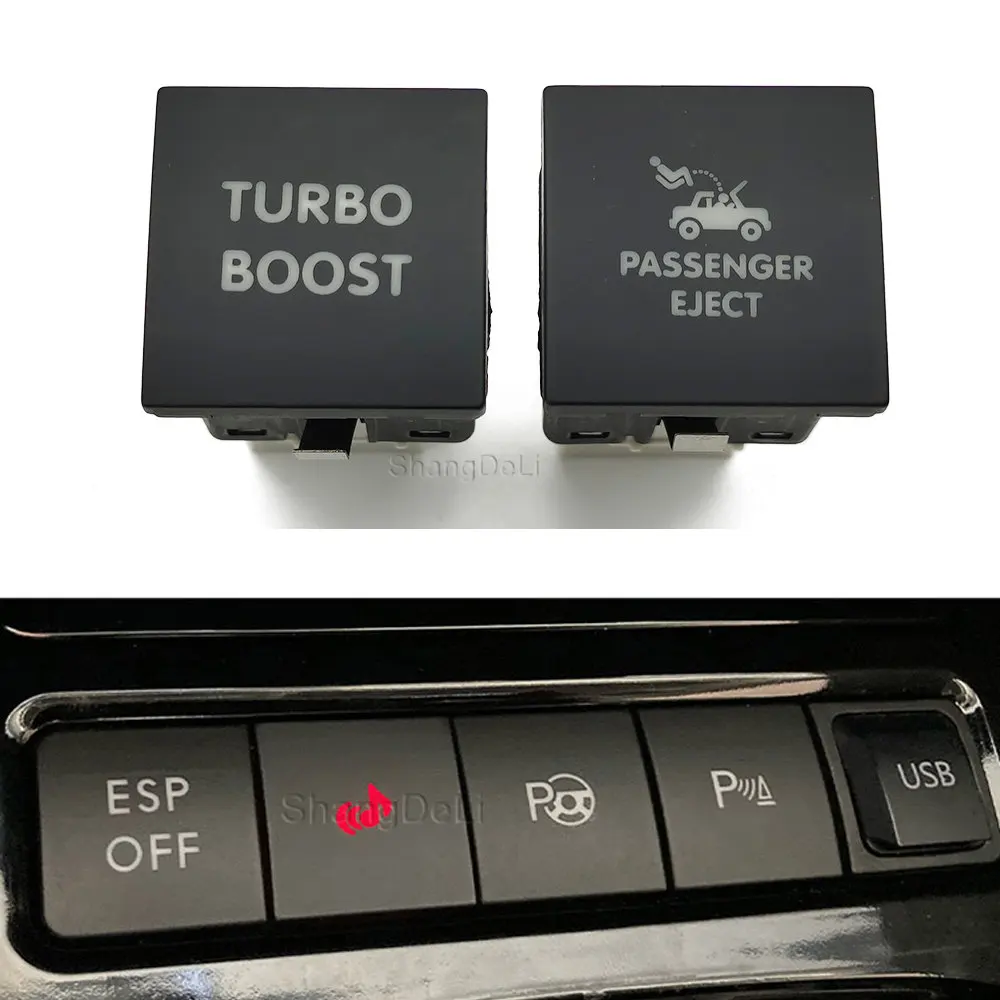 Für VW Golf 6 Golf Jetta MK6 Caddy EOS Scirocco 2006-2014 Rot Licht Auto Passagier Auswurf Turbo Boost Push button Schalter – Detail 1