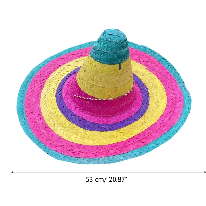 652F Fiesta หมวก Fiesta หมวกปาร์ตี้เม็กซิกัน Sombrero หมวก Sombrero หมวกเม็กซิกันหมวก Sombrero หมวกปาร์ตี้เม็กซิกัน Party