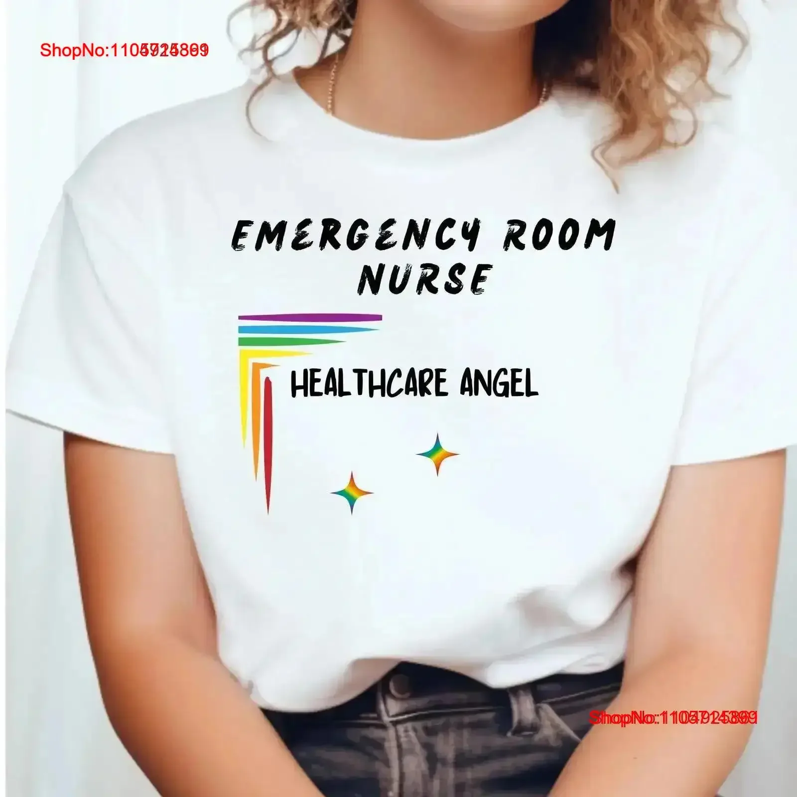 ER Nurse Healthcare Angels T shirt Patient Caretakers Heroes of the Hospital Proud to be a Saving Lives vintage Washed Slightly
