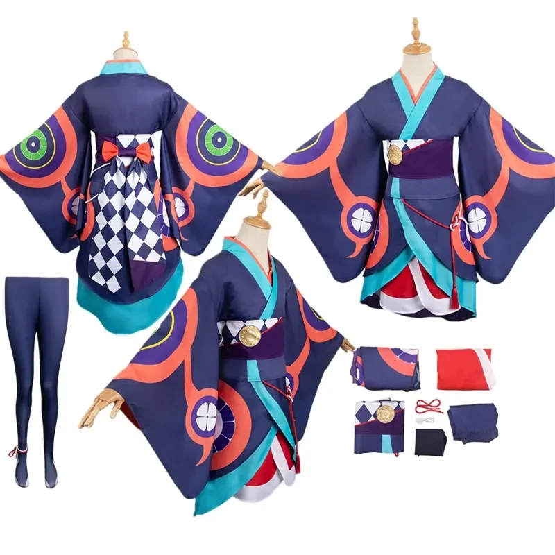 

FC6Anime Mononoke Cosplay The Medicine Seller Costume Adult Men Kimono Belt Outfits Halloween Carnival Party Suit@FC8！