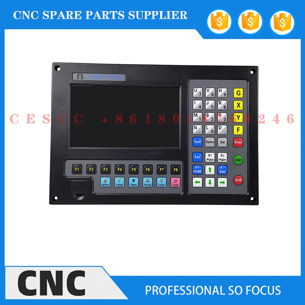 CNC controller 2-axis SF-2100B CNC plasma cutting machine system wireless electronic remote control handle accessory system MPG