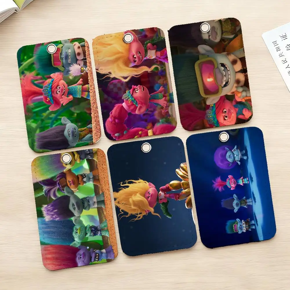 

Ремешок для троллей вместе 1, держатель для карт, кожаный ящик для хранения карт, брелок для ключей, держатель для бирки доступа, держатель для удостоверений личности, брелок для ключей