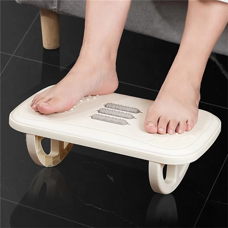 RMWIN-Ergonomic Rocking Footrest Fordesk Comfortable Leg Rest Rocker Enhance Workspace Comfort A