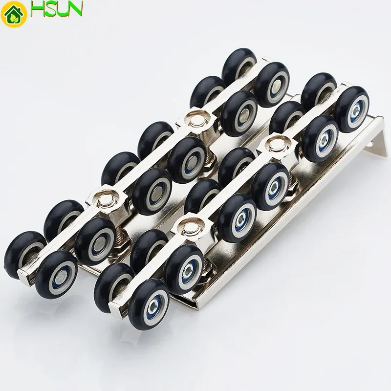 

12 wheels Hanging wheel Wooden door movable door Sliding door mute pulley Bearing 200kg