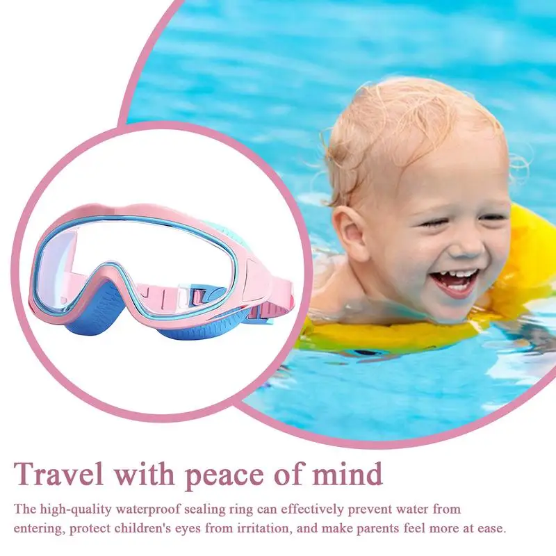 Anti Fog Kids Swim Goggles Clear Diving Glasses No Leaking Professional Pool Goggles Swim Eyeglasses For Youth Junior Girls Boys