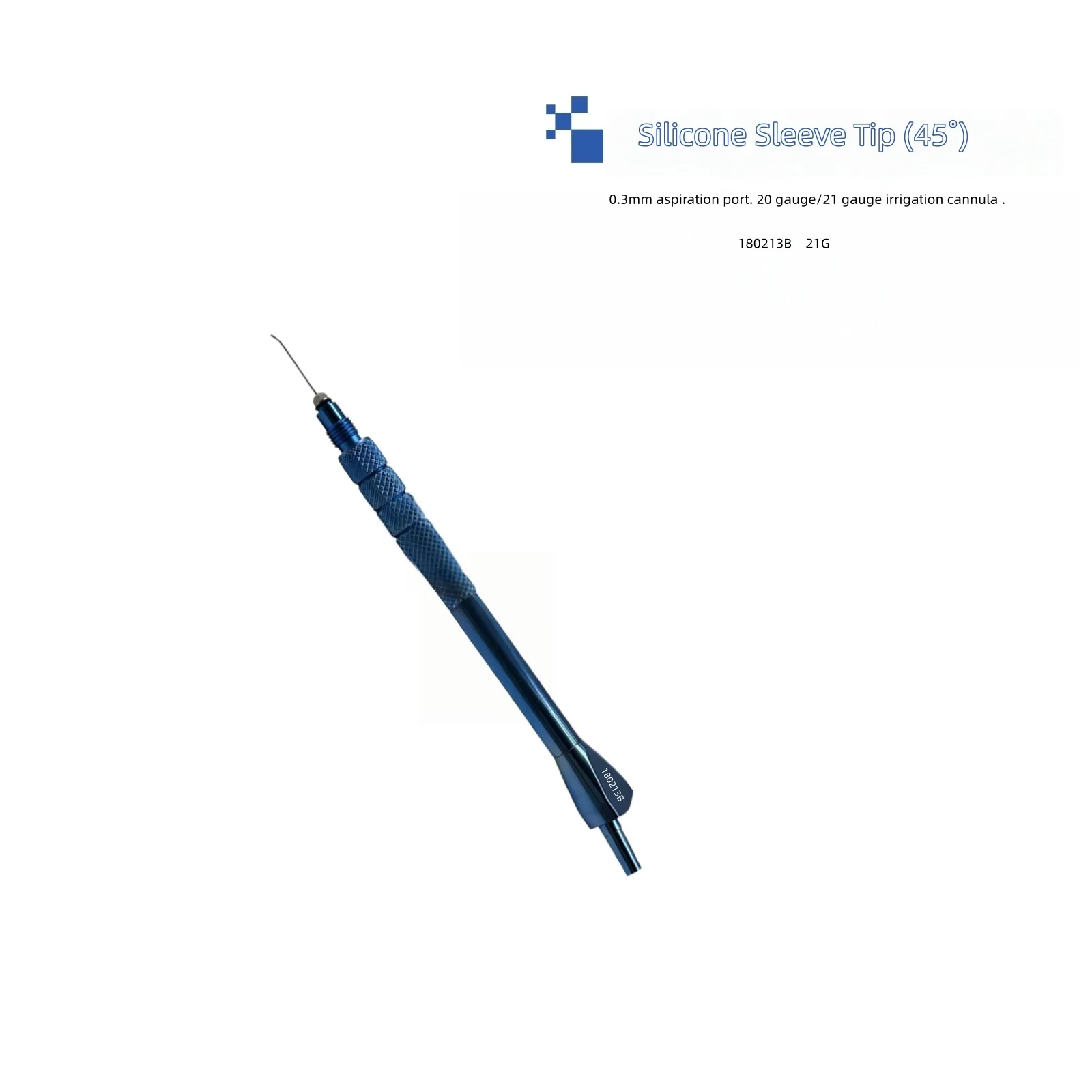 

Silicone Sleeve Tip 45 Degree Ophthalmic Surgical Instrument Phaco Sleeve Eye Surgery Tool