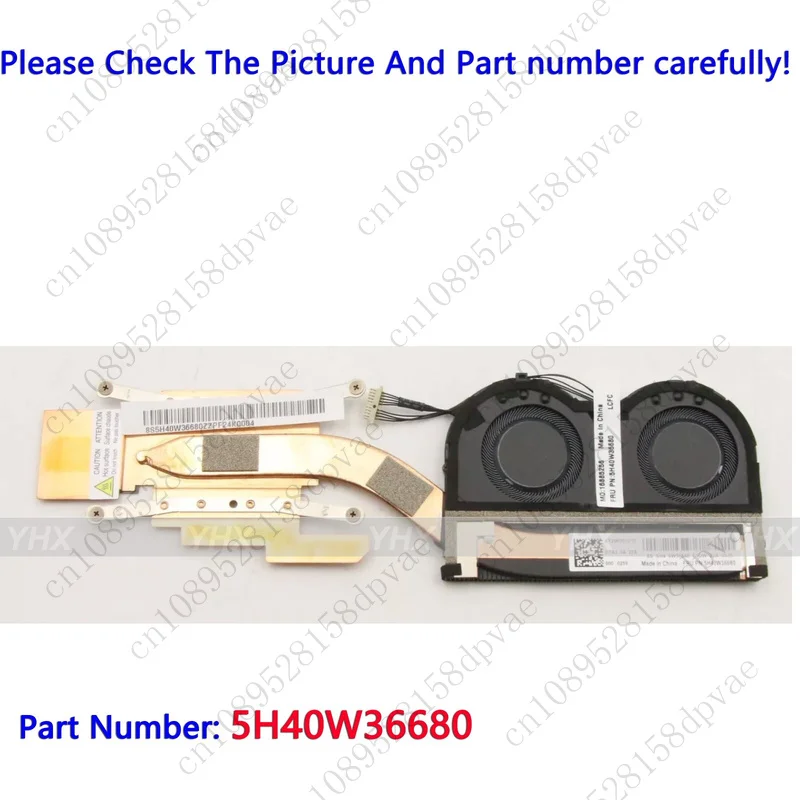 

GYX NEW For Lenovo ThinkPad X1 Yoga 7th 8th Gen CPU Heatsink Cooling Fan 5H40W36680