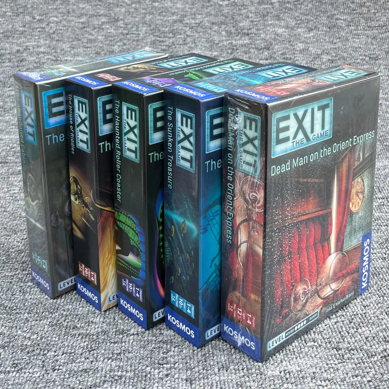 

Игра на выходе The Abandoned Cabin The Haunted Roller Coaster Dead Man on The Orient Express Настольная игра «Дом загадок»