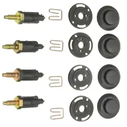 8Piece 2.0HDI Engine Cover Bolt Bonnet Hood Clip for CITROEN PEUGEOT 307 406