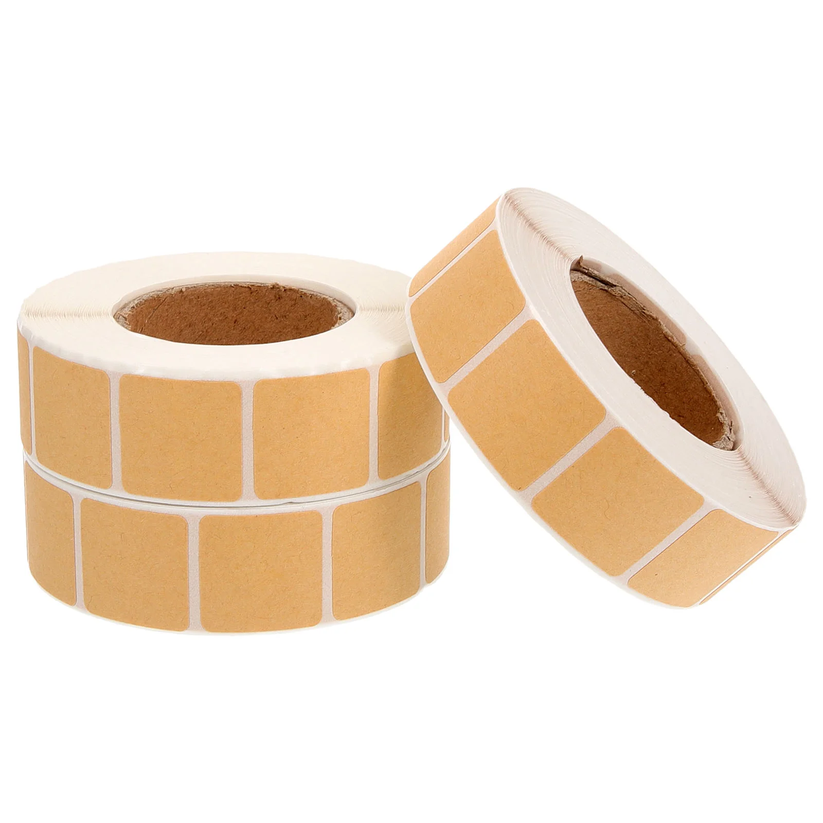 3 Rolls Kraft Paper Labels Target Board Repair Stickers Practical Pasters Sports Light Brown