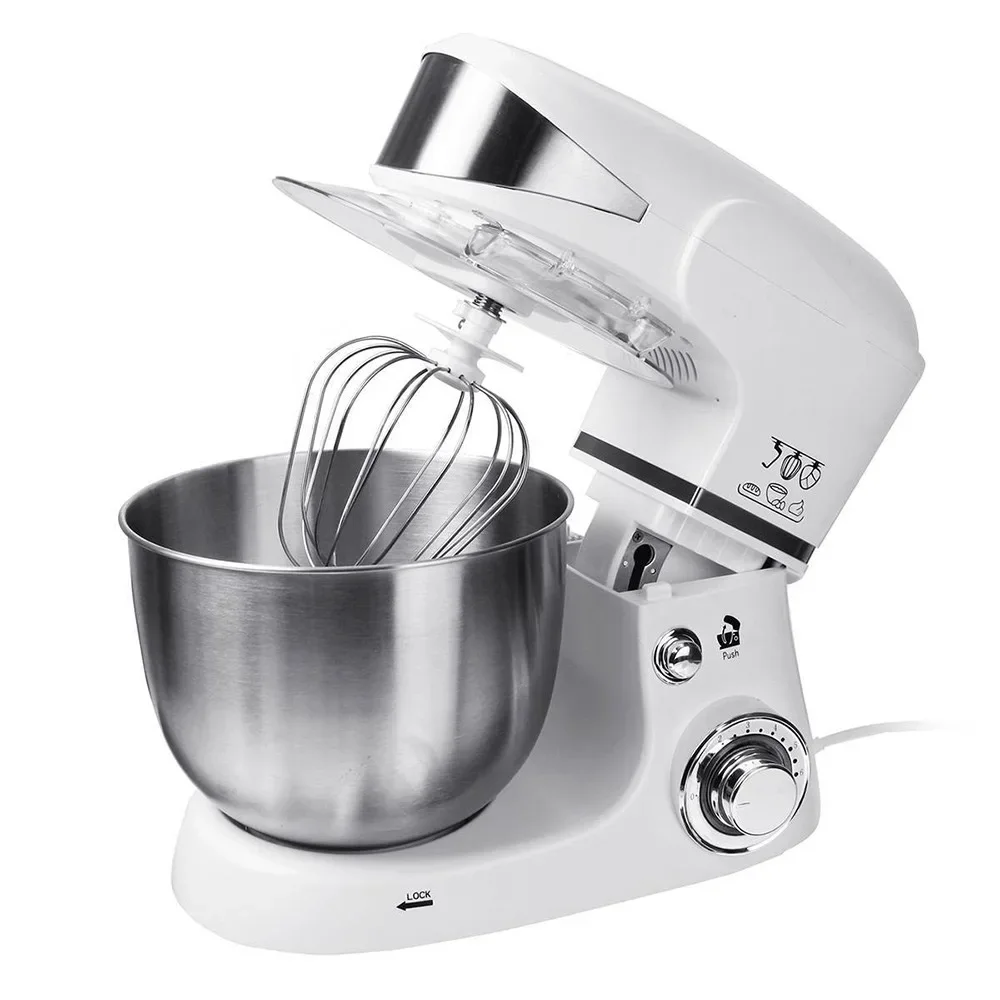 

Kneading Machine Chef Machine Household Desktop Stainless Steel Kneading Machine Electric Whisk 5.5 Liters