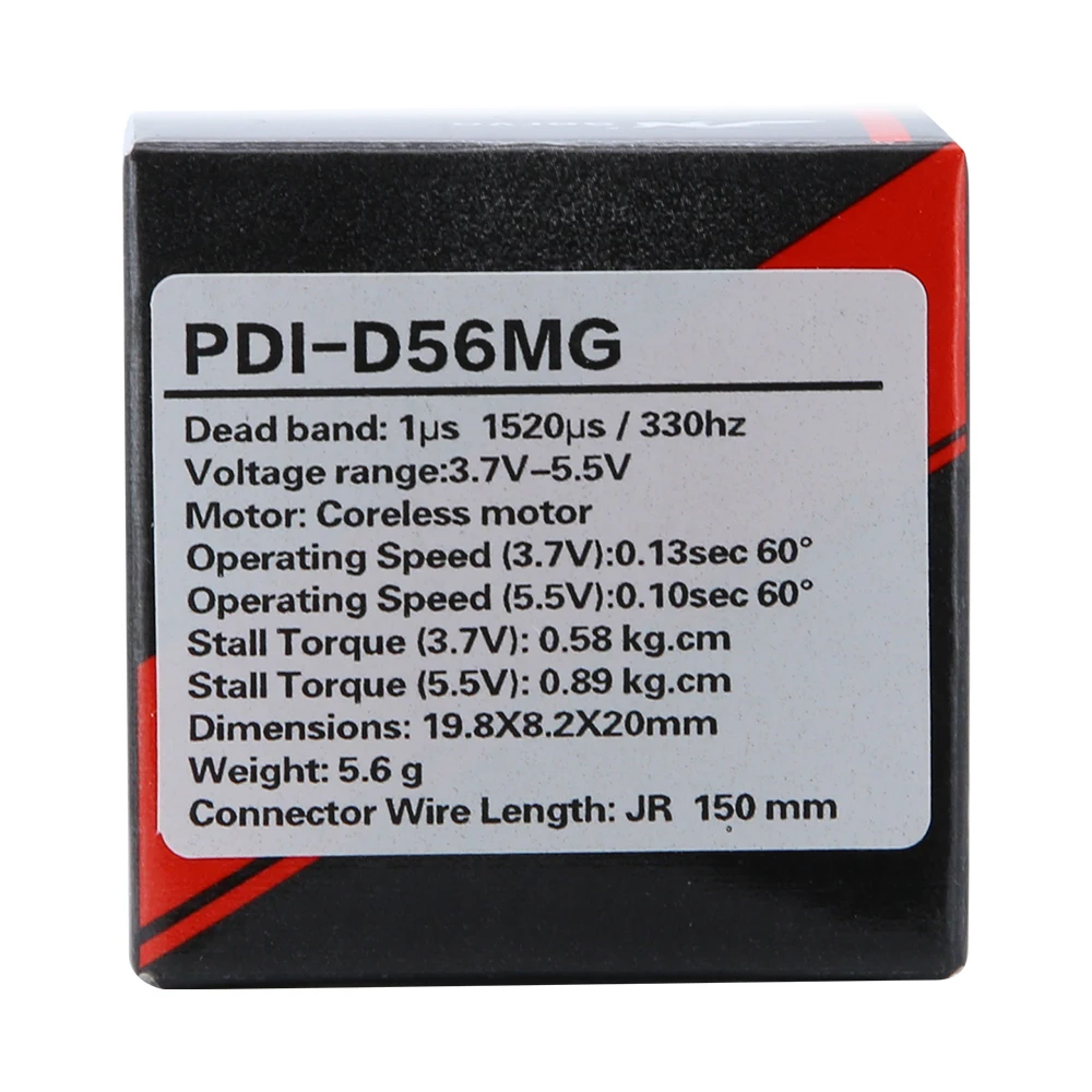 JX Servo PDI-D56MG DHV56MG Digital Coreless 1.2kg 0.10sec Metal Gear HV 5.6g Servo For RC Car Robot Airplane Aircraft Drone