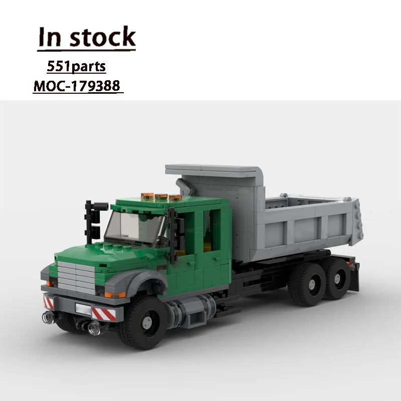 

MOC-179388 Новый классический самосвал, строительный блок, модель 551, детали, креативный детский строительный блок на день рождения для мальчиков, игрушка в подарок