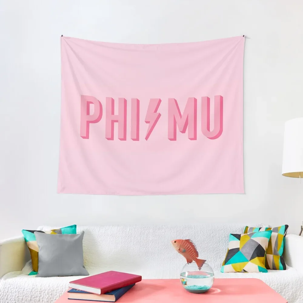 

Phi Mu Pink Lightning Tapestry Luxury Living Room Decoration Wall Deco Tapestry