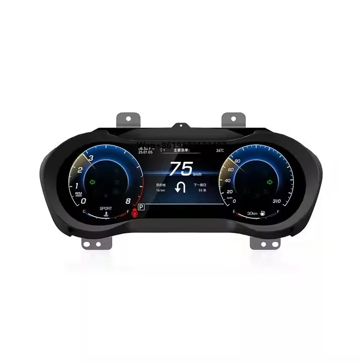 

12.3 Inch Digital Cluster for 2014-2023 Car LCD Dashboard Instrument Panel Speed Meter Cockpit Player